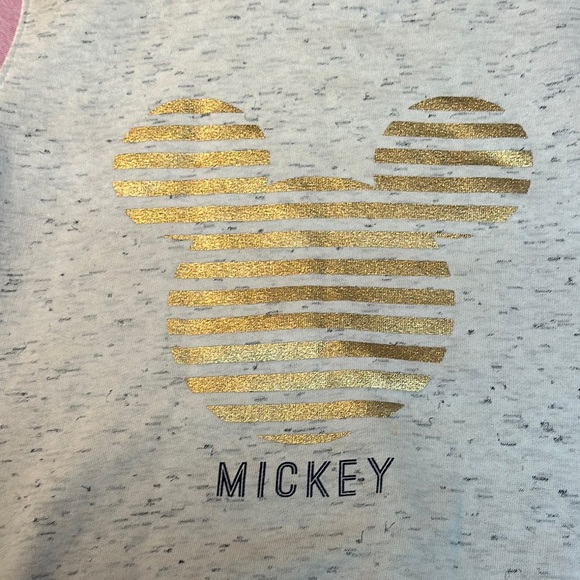 Disney Mickey Mouse Pink and Cream Sweatshirt with All Star Design - Picture 3 of 5